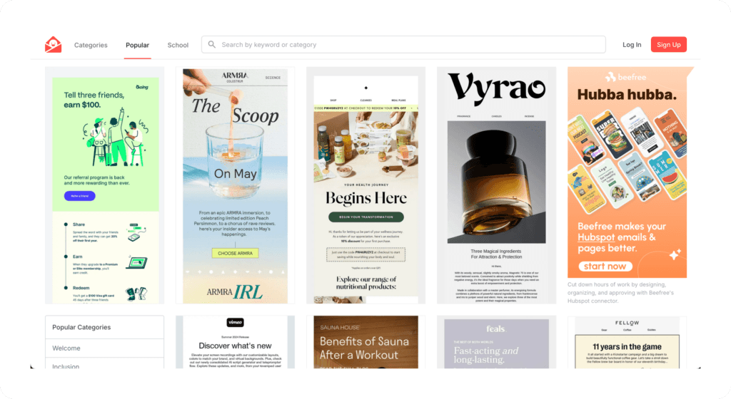 Really Good Emails Dashboard